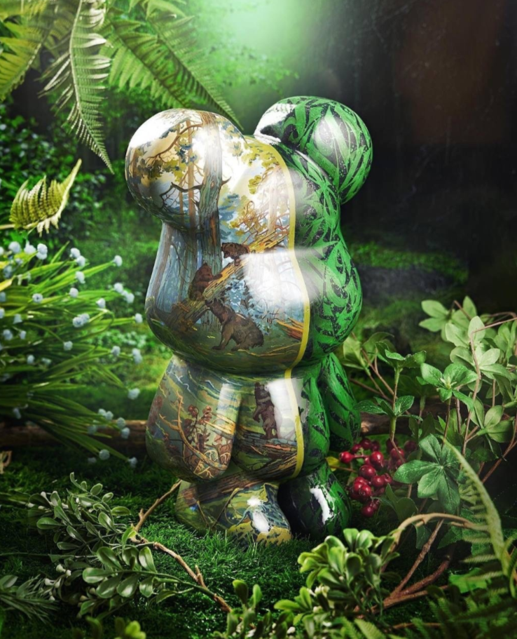 Мишка из коллекции «Всемирно известные картины».