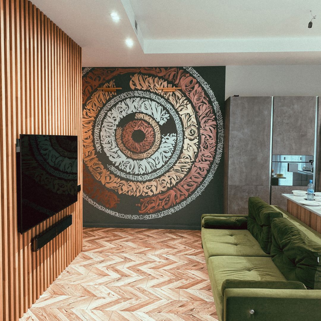 Роспись в интерьере квартиры